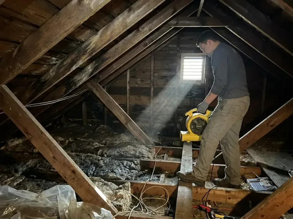 attic-water-damage-drying-proc-007 — frequently asked questions, Emergency Water Extraction & 24/7 Flood Response in Bel-Rid…